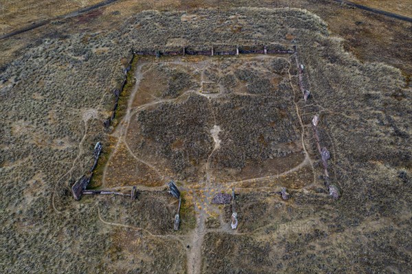 Aerial of Salbyksky Mound