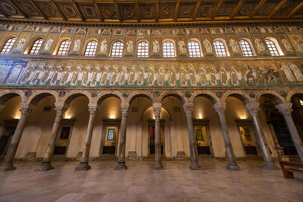 Mosaics in the Basilica di Sant'Apollinare Nuovo