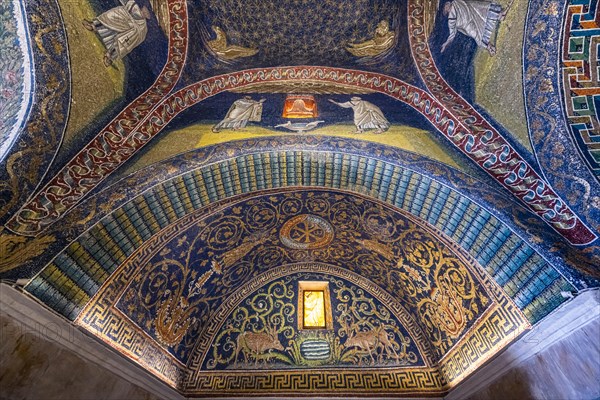 Beautiful mosaics in the Basilica di San Vitale