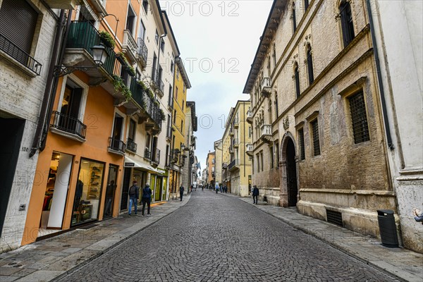 Historic center in the Unesco world heritage site Vicenza