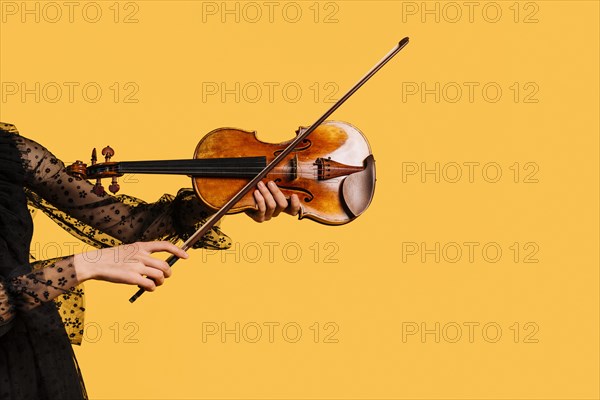 Girl playing violin