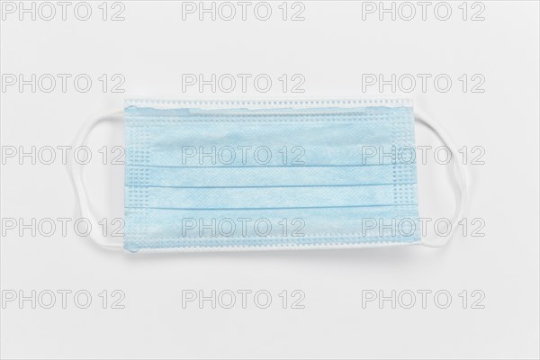 Top view medical mask white background. Resolution and high quality beautiful photo