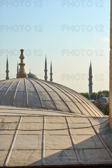 Mosque domes of Istanbul from the Ottoman times