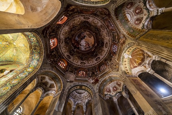 Beautiful mosaics in the Basilica di San Vitale