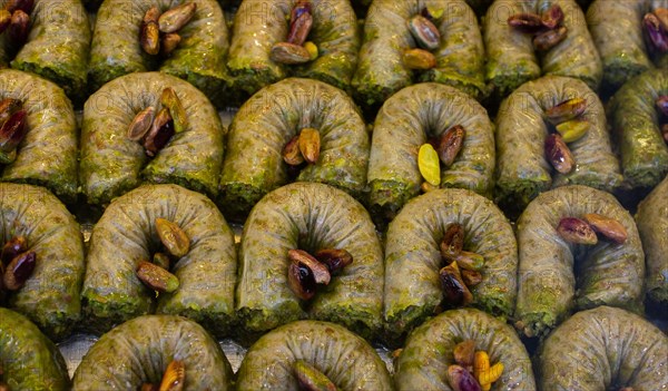 Traditional Turkish dessert Baklava from Istanbul Turkey