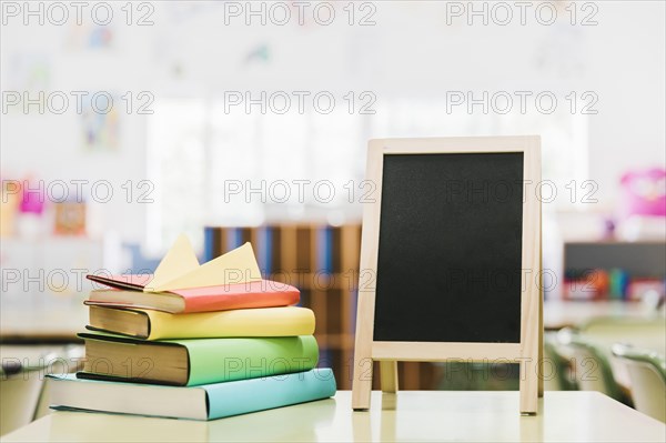 Small chalk board books desk. Resolution and high quality beautiful photo