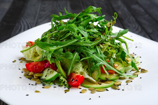 Salad of fresh avocado