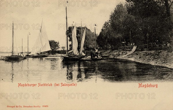 The Yacht Club of Salzquelle in Magdeburg