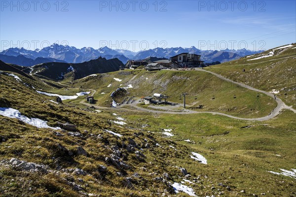 View at Nebelhorn on Hoefatsblick station