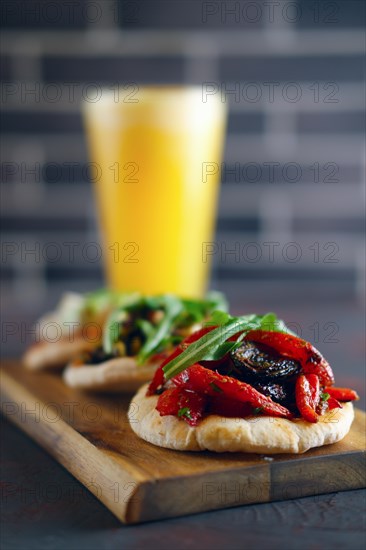 Selective focus photo of authentic tapas set