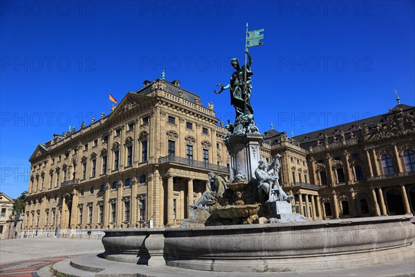 In the old town of Wuerzburg