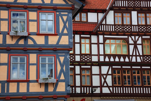 Half-timbered houses in the old town