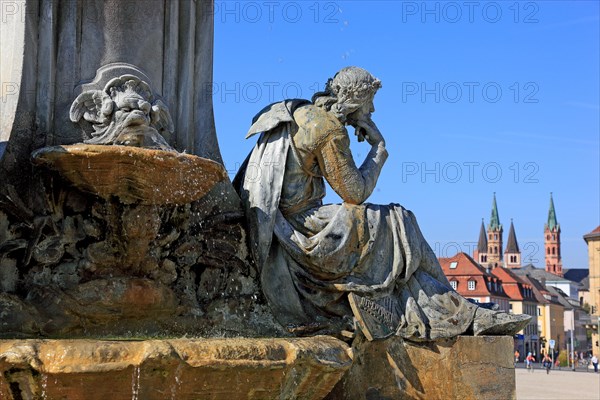 In the old town of Wuerzburg