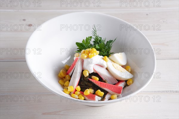 Salad with sea kale