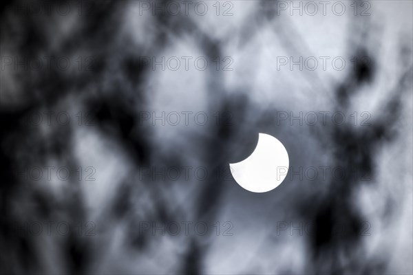 Partial solar eclipse on 25. 10. 2022