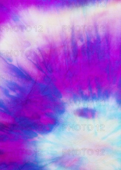 Multicolored gradient tie dye fabric texture