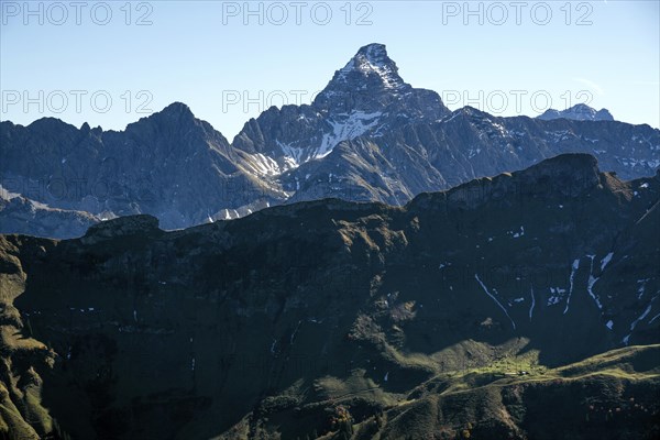 View at Nebelhorn on Allgaeu Alps