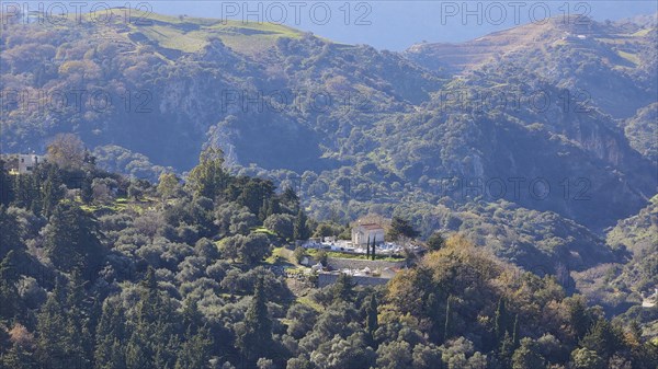 Chapel and cemetery outside the village