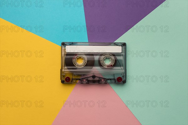 Vintage cassette tape colourful background. Resolution and high quality beautiful photo