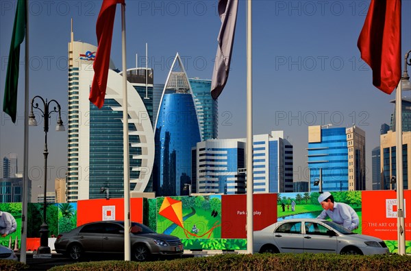 Construction site in Doha City