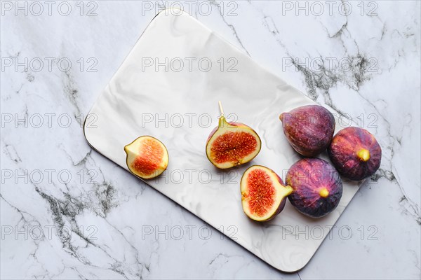 Top view of fresh figs