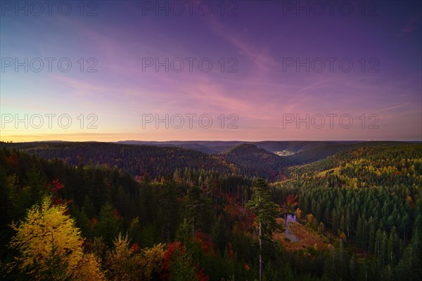 View from the Ellbachseeblick viewing platform