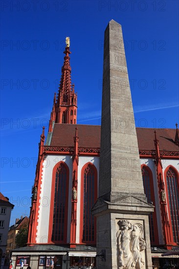 In the old town of Wuerzburg