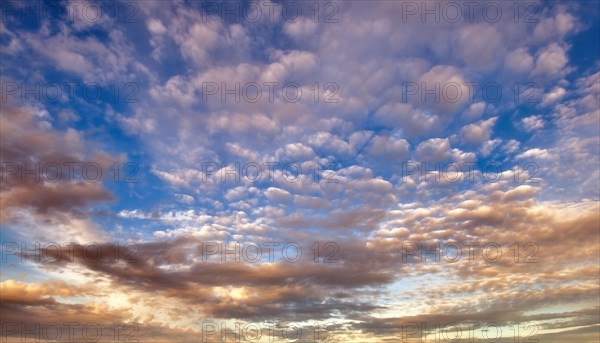 Atmospheric altocumulus cloud