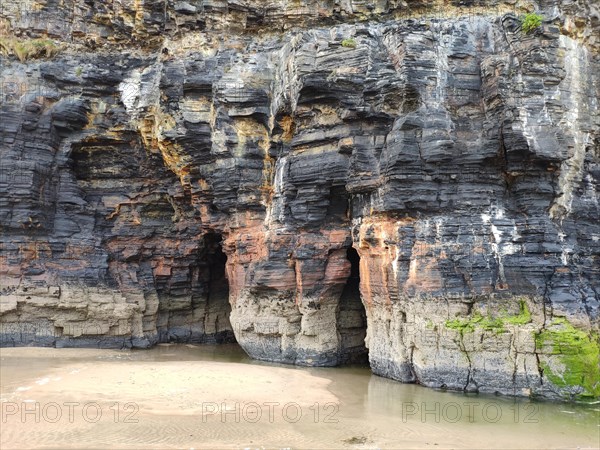 Caves on Ballybunion Beach