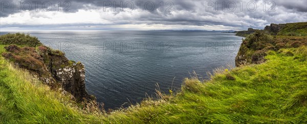 Coast at Kilt Rock Waterfall