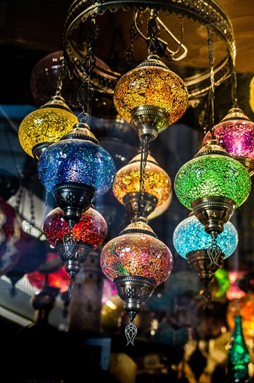 Mosaic colorful Ottoman lamps Lanterns