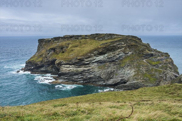 Tintagel Castle on Tintagel island