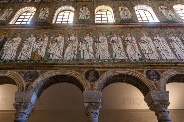 Mosaics in the Basilica di Sant'Apollinare Nuovo