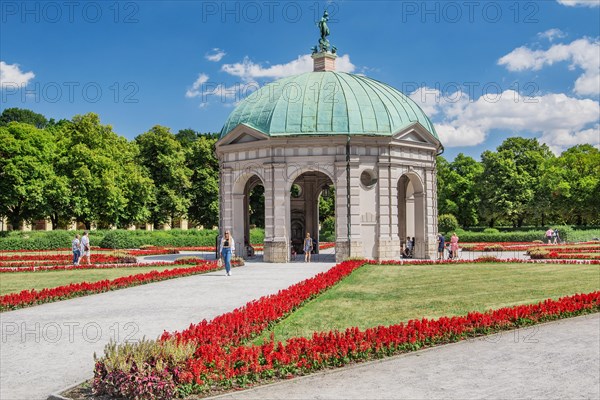 Court Garden with Temple of Diana