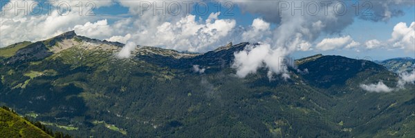 Mountain panorama from the Walser Hammerspitze