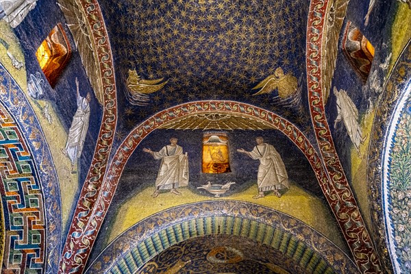 Beautiful mosaics in the Basilica di San Vitale