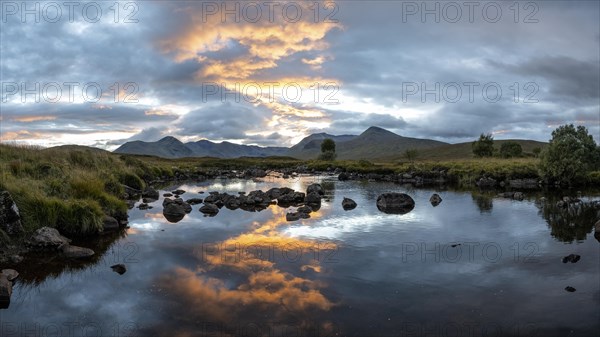 Sunset at Loch Ba