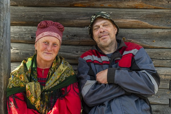 Traditional dressed man and woman