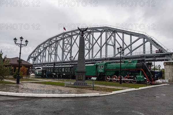 Old steam train