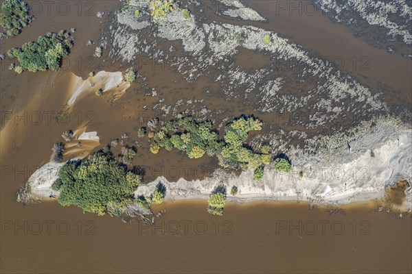 Aerial of the Amur river