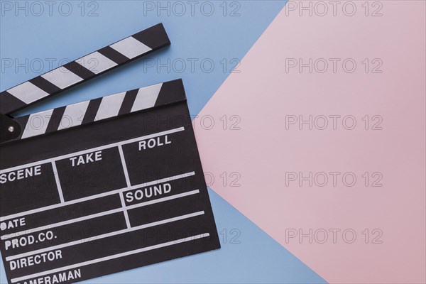 Cinema clapperboard