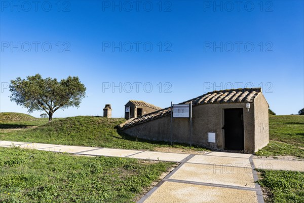 Unesco world heritage site Tarquinia