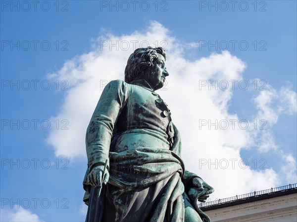 Mozart Monument on Residenzplatz