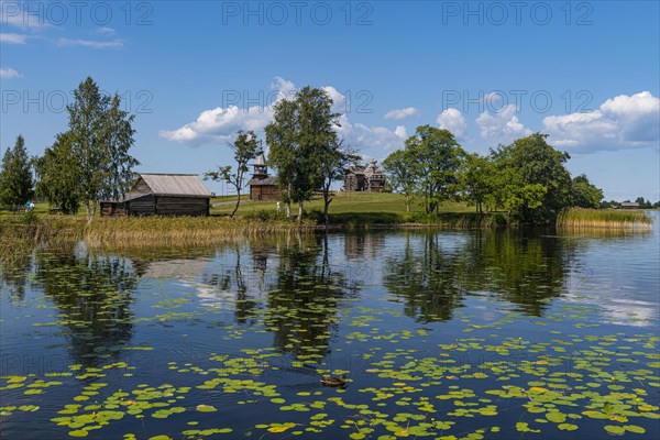 Reflecting waters in a little bay