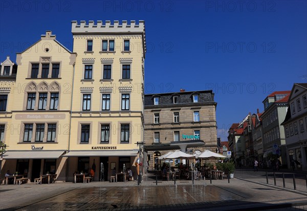 Neo-Gothic residential and commercial building at Albertspatz