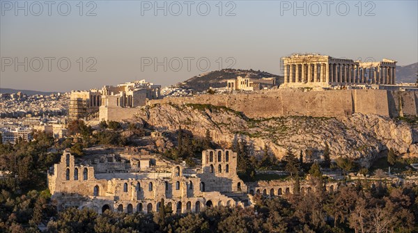 View of the Acropolis from Philopappos Hill