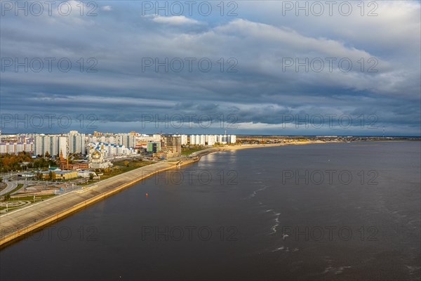 The Ob river at Nizhnevartovsk