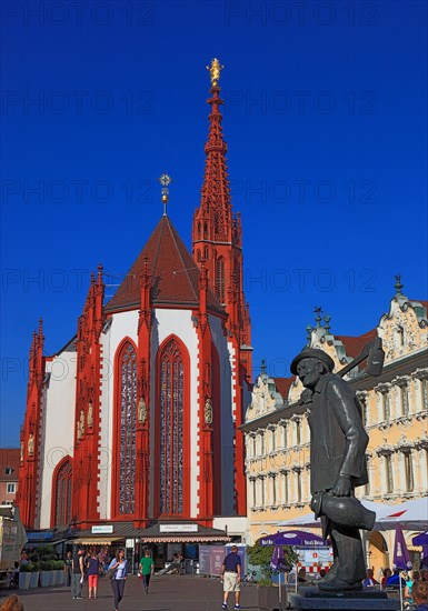 In the old town of Wuerzburg