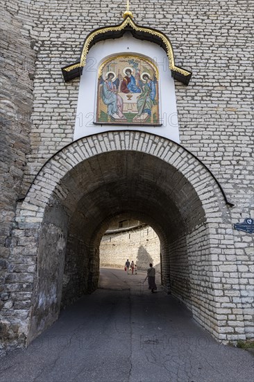 The kremlin of the Unesco site Pskov