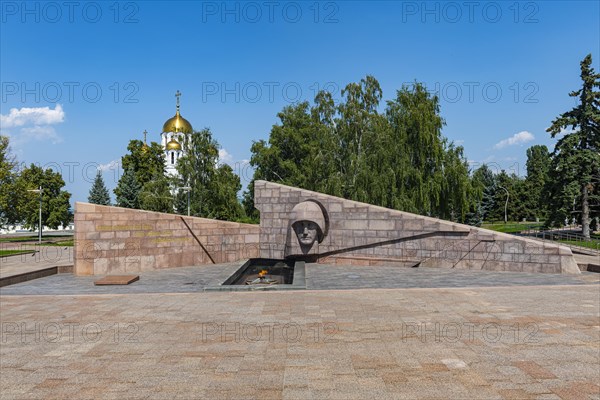 World war II monument next to Monument of Glory